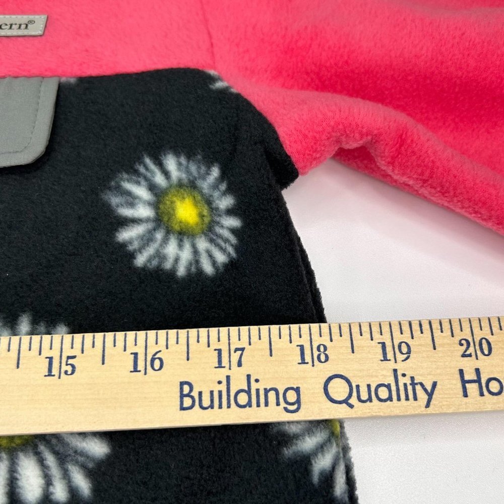 Simply Southern Jacket Women S, M, L, XL, 2XL Fleece Pullover Daisy Pink Pockets - Picture 6 of 16